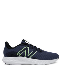 New Balance: Синие кроссовки 