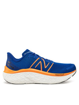 New Balance: Синие кроссовки 