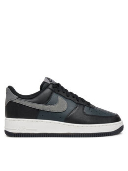 Nike: Чёрные кроссовки  Air Force 1