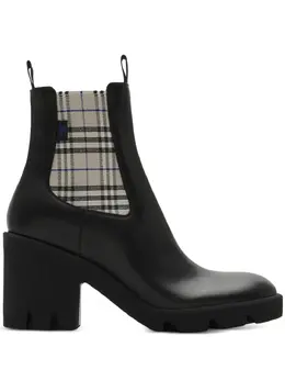 Burberry: Чёрные ботинки 