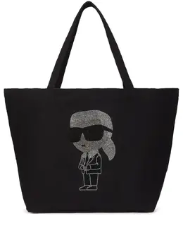 Karl Lagerfeld: Чёрная сумка-шоппер 