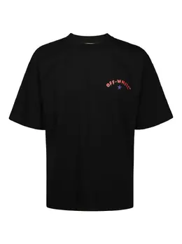 Off-White: Футболка с принтом 