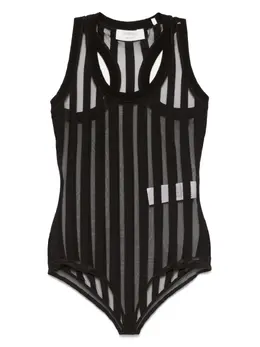 Sportmax: Чёрный боди 