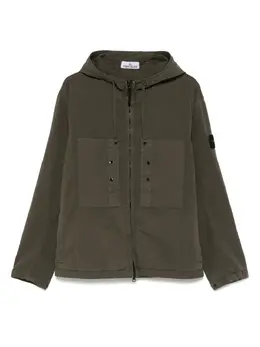 Stone Island: Зелёная куртка  Compass