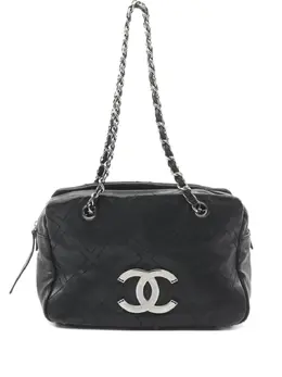 CHANEL Pre-Owned: Чёрная сумка 