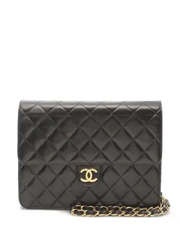 CHANEL Pre-Owned: Чёрная сумка 