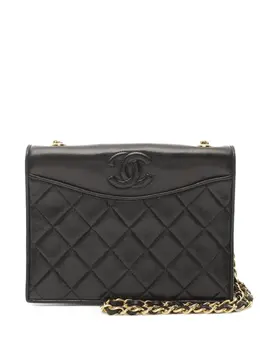 CHANEL Pre-Owned: Чёрная сумка 
