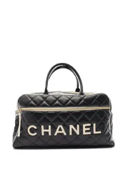 CHANEL Pre-Owned: Чёрная сумка 