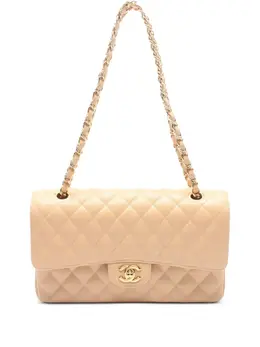 CHANEL Pre-Owned: Бежевая сумка 