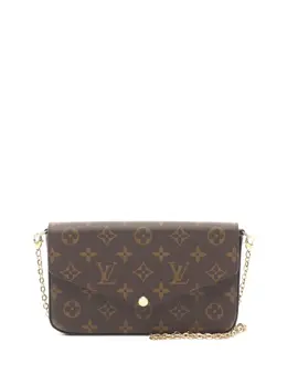 Louis Vuitton Pre-Owned: Коричневая сумка 