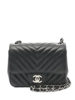 CHANEL Pre-Owned: Чёрная сумка 
