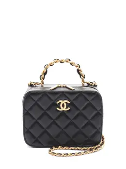 CHANEL Pre-Owned: Чёрная сумка 