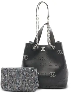 CHANEL Pre-Owned: Коричневая сумка 