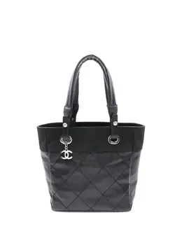 CHANEL Pre-Owned: Чёрная сумка 