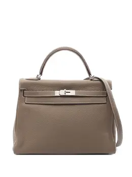 Hermès Pre-Owned: Серебристая сумка 