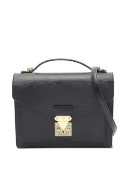 Louis Vuitton Pre-Owned: Чёрная сумка 