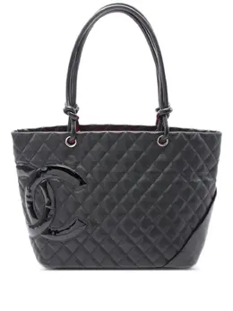 CHANEL Pre-Owned: Чёрная сумка 