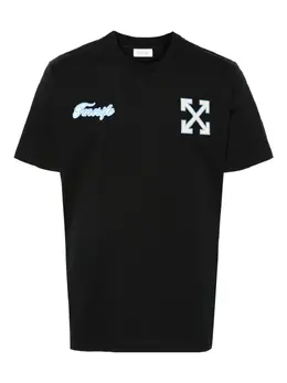 Off-White: Чёрная футболка 