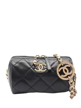 CHANEL Pre-Owned: Чёрная сумка 