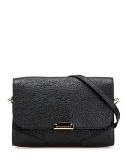 Burberry Pre-Owned: Чёрная сумка через плечо 