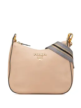 Prada Pre-Owned: Коричневая сумка через плечо 