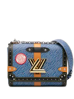 Louis Vuitton Pre-Owned: Голубая сумка через плечо 