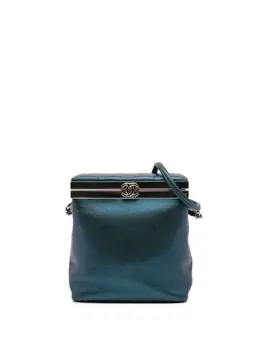CHANEL Pre-Owned: Голубая сумка 