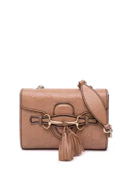 Gucci Pre-Owned: Коричневая сумка через плечо 