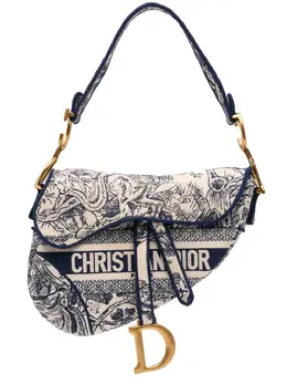 Christian Dior Pre-Owned: Голубая сумка 