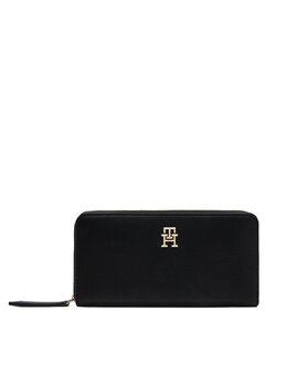 Tommy Hilfiger: Чёрный кошелёк  TH