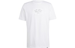 Adidas: Белая футболка 