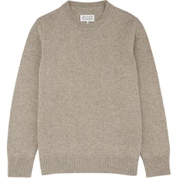 Maison Margiela: Светлый свитер 