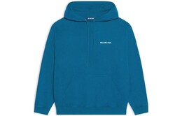 Balenciaga: Синяя толстовка 
