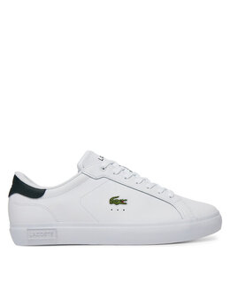 Lacoste: Белые кроссовки 