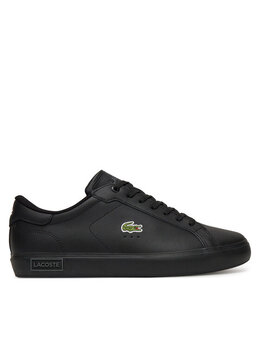 Lacoste: Чёрные кроссовки  Powercourt