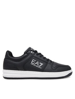 EA7 Emporio Armani: Чёрные кроссовки 