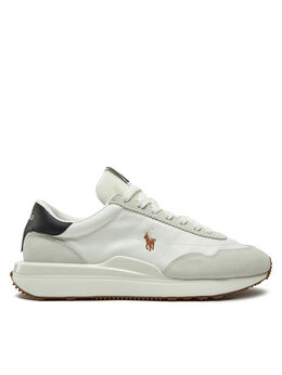 Polo Ralph Lauren: Белые кроссовки 