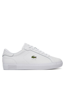 Lacoste: Белые кроссовки 