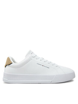 Tommy Hilfiger: Белые кроссовки 