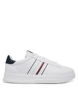 Tommy Hilfiger: Белые кроссовки 