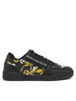 Versace Jeans Couture: Чёрные кроссовки 