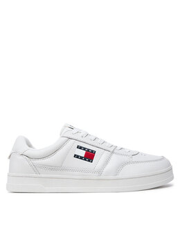 Tommy Jeans: Белые кроссовки 