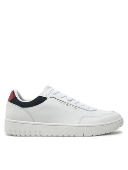 Tommy Hilfiger: Белые кроссовки  TH