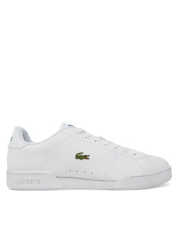 Lacoste: Белые кроссовки 