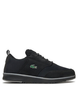 Lacoste: Чёрные кроссовки 
