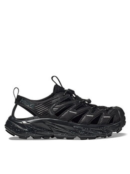 HOKA: Чёрные сандалии 