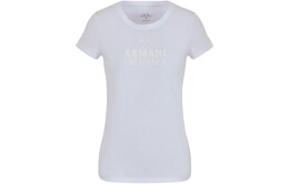 Armani Exchange: Белая футболка 