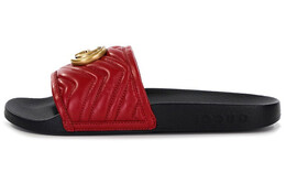 Gucci: Красные шлёпанцы 