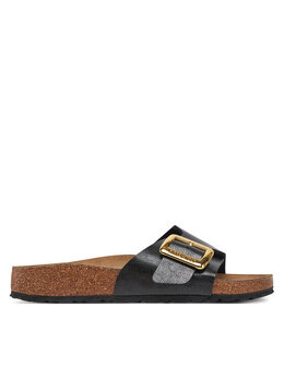 Birkenstock: Чёрные сабо 