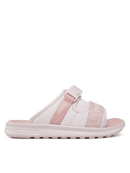 New Balance: Розовые сабо 